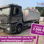 u hast den Führerschein C/CE und suchst einen sicheren Job ohne Schichtstress? Dann steig bei uns ein!