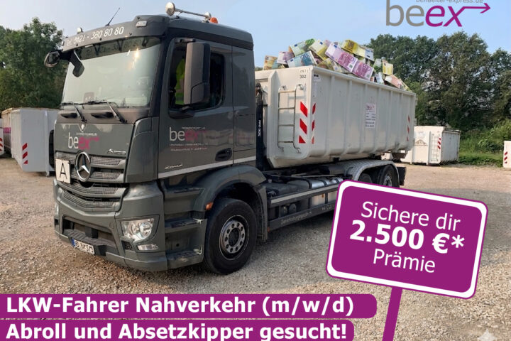 u hast den Führerschein C/CE und suchst einen sicheren Job ohne Schichtstress? Dann steig bei uns ein!